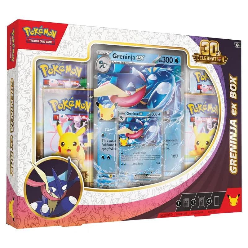 Pokemon TCG: 30th Celebration Greninja ex Box
