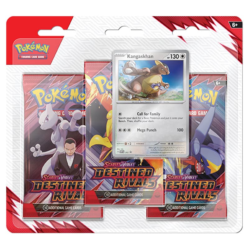 Pokemon TCG: Destined Rivals 3-Pack Blister - Kangaskhan