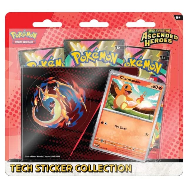 Pokemon TCG: Ascended Heroes Tech Sticker Collection - Charmander
