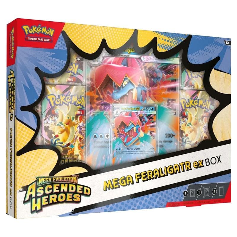 Pokemon TCG: Ascended Heroes Mega Feraligatr ex Box