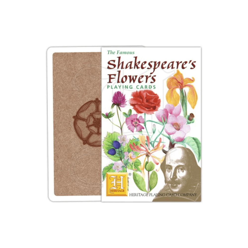 Shakespeare’s Flowers playing cards, image 1 of 3