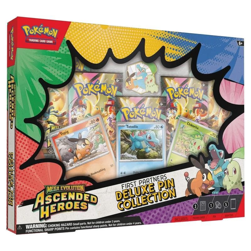 Pokemon TCG: Ascended Heroes Deluxe Pin Collection - First Partners